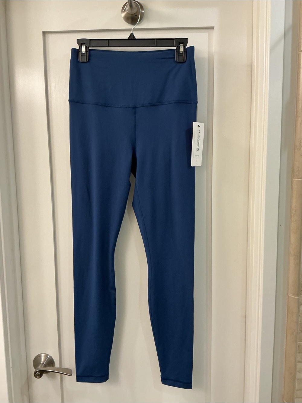 Yogalicious High Waist Blue Active Leggings - Picture 1 of 3